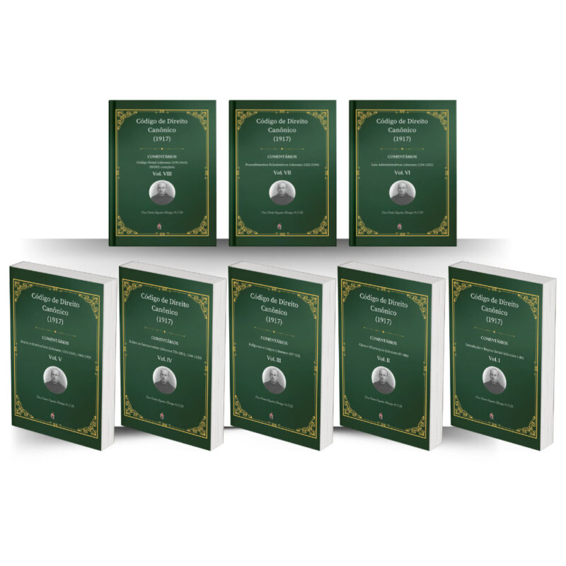Comentários ao Código de Direito Canônico de 1917 por Dom Charles Augustine, OSB - 8 volumes (PROMOÇÃO ENCERRADA: Envios em novembro de 2025)
